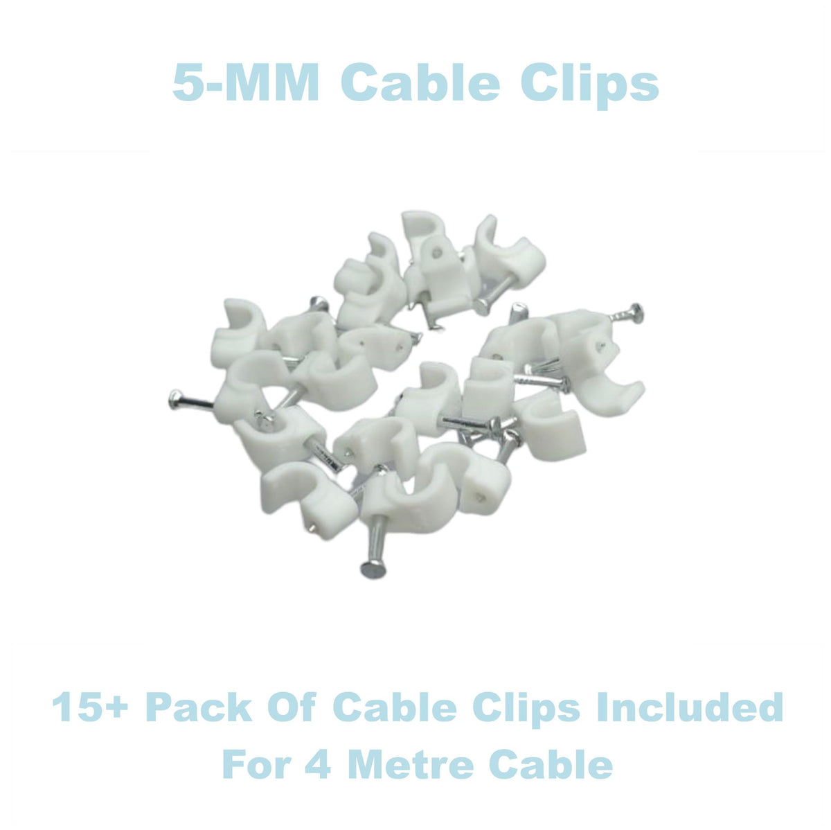 3C2V TV Coaxial Cable 8M - Nickel Plated RF Coax Extension Lead for Freesat, Aerial Socket, Freeview, Sat,DVD,VCR,SKY, Smart U-HD TV, Virgin, BT, Antenna Box, Y Splitter, Signal Booster 8.0 Meter