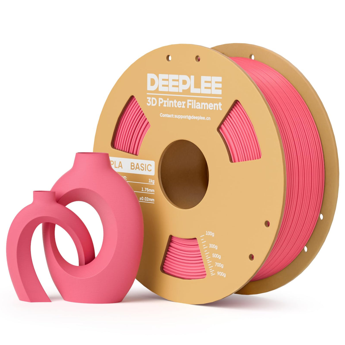 DEEPLEE PLA Filament 1.75mm, Basic 3D Filaments Beige 1kg