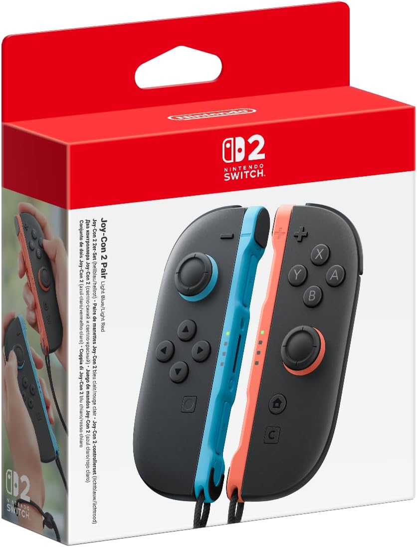 Nintendo Joy-Con 2 Pair, Blue and Red, Bluetooth