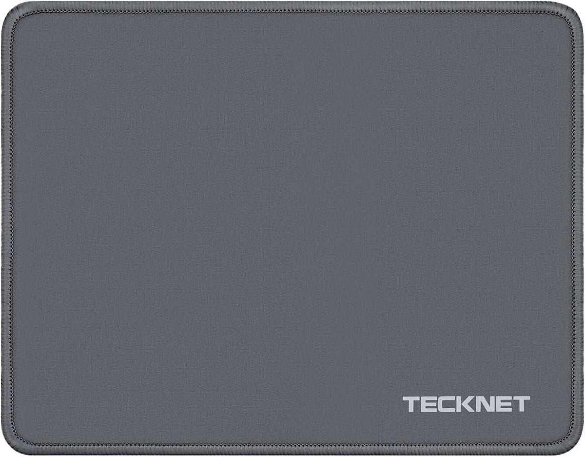 TECKNET Mouse Mat, 270 x 210 x 3 mm Gaming Mouse Pad - Grey