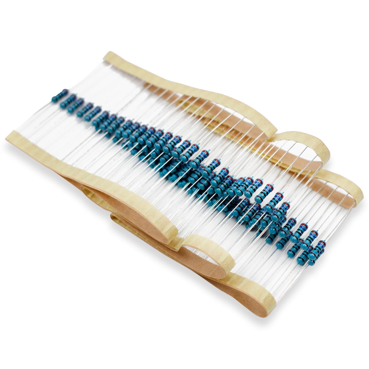 50 Pcs 1W 1% Tolerance 0.1 Ohm Metal Film Resistor Resistance for DIY Project and Experiments