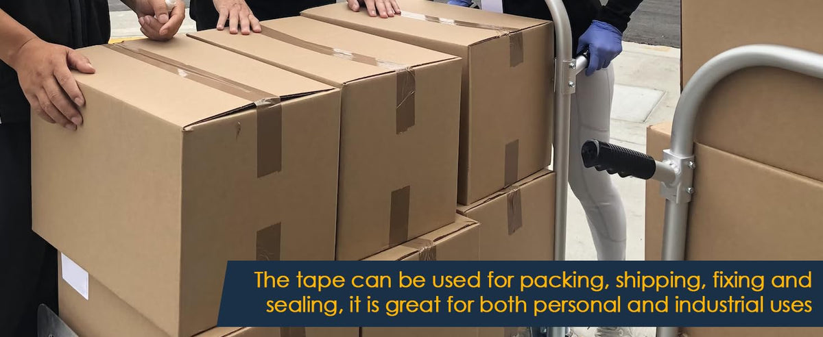 iSOUL Parcel Tape, 6 Rolls Packing Tape Strong Heavy Duty Fragile Tape 48mm x 66m For Packing Boxes Packaging Tape Moving tape Parcel Tape Strong Fragile, Packing Tape Strong for Moving House