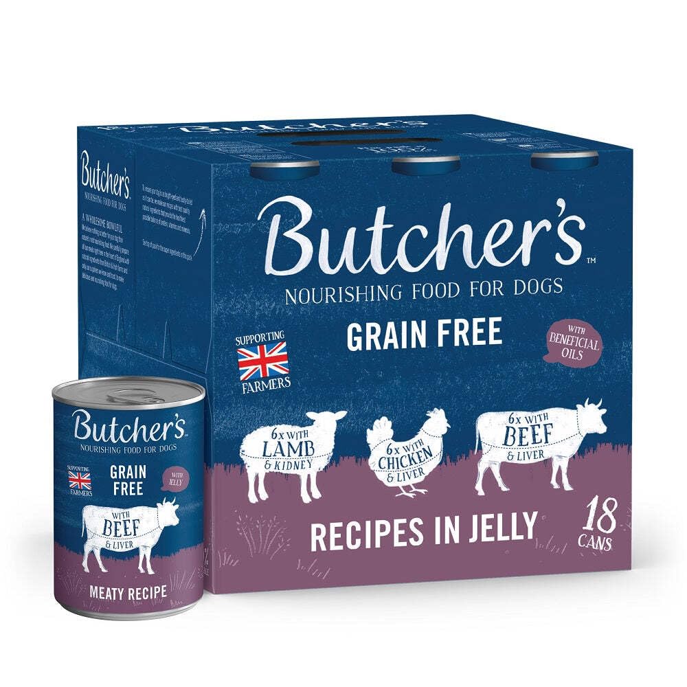 Butcher's Complete Wet Can Adult Dog Food Variety Pack 24x400g