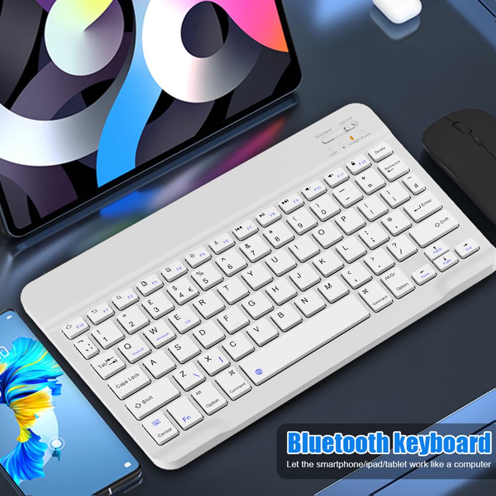 NOOX Bluetooth Keyboard for iPad, Galaxy Tablets, SmartPhones