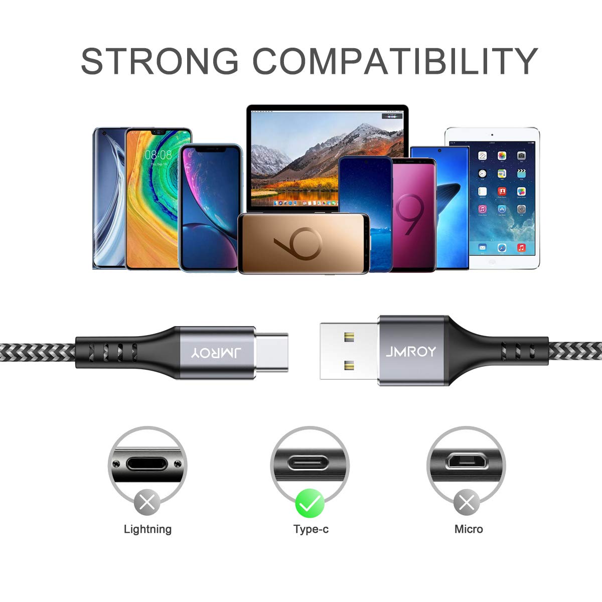 Extra long USB to USB C Cable 3m, PS5 Controller Charging Cable Type C Charger cable for Samsung Galaxy S22 S21 S20 Plus Note 10 9 8, Google Pixel,LG, Playstation 5, Xbox Series X/S