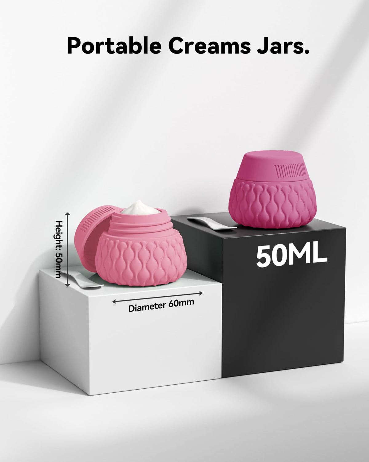 100ml Silicone Travel Bottles for Toiletries for Shampoo and Conditioner