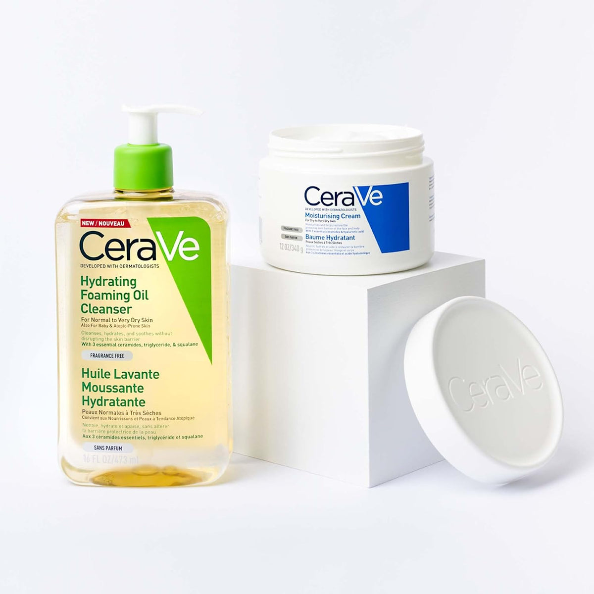 CeraVe Face Care & Body Moisturiser for Dry to Very Dry Skin, 454g