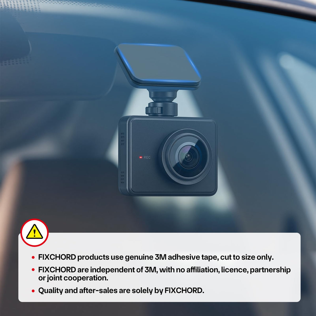 Dash Cam Sticky Pads, 6Pcs Dash Cam Mount Adhesive Pads, Double Sided Sticky Pads for Dashcam GoPro Car Camera Action Camera, Dashcam Sticky Pad for Windscreen & Dashboard, Cuttable Adhesive, 56mm