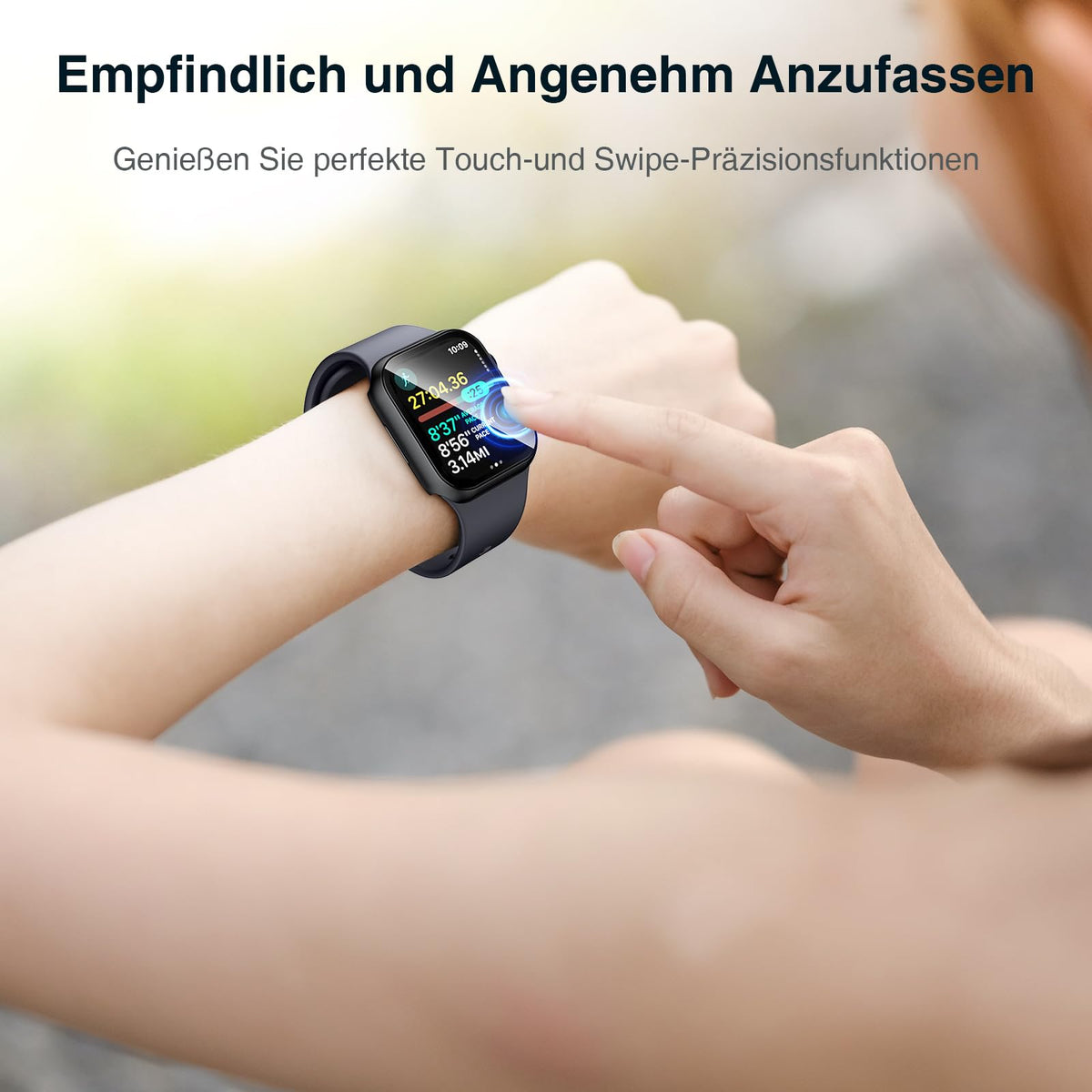 LK 6 Pack for Apple Watch Series 12/11/10 42mm Screen Protector