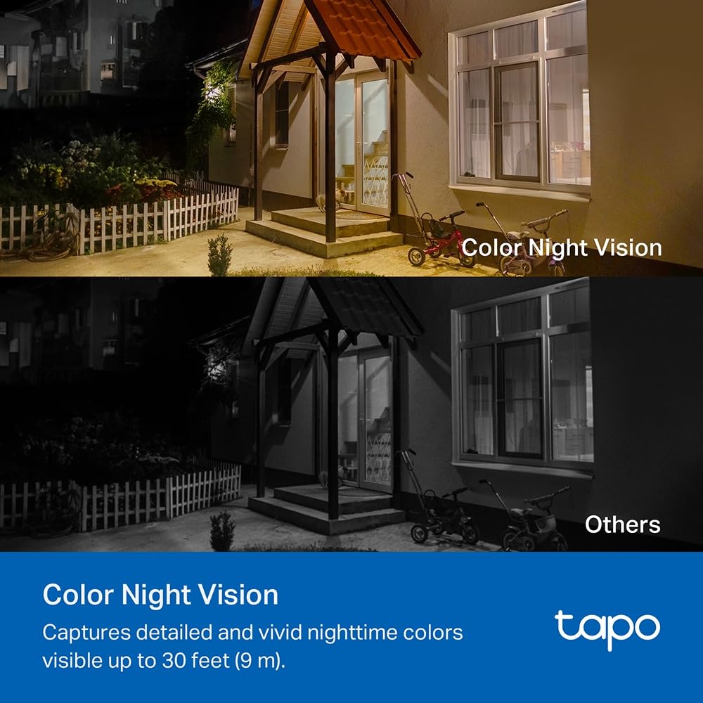 Tapo 2K QHD Wireless Indoor/Outdoor Smart Security Camera