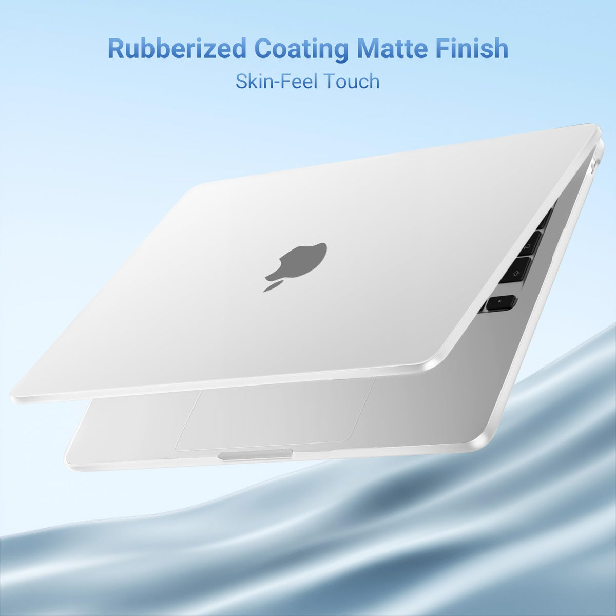 MOSISO Compatible with MacBook Air 13 inch Case M5-M2, Crystal Clear