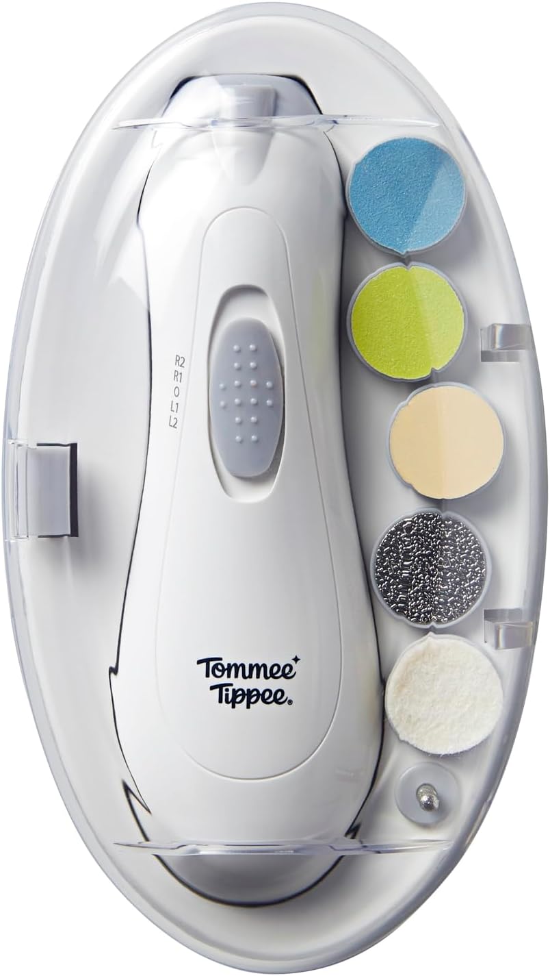 Tommee Tippee Electric Baby Nail File Six Filing Heads