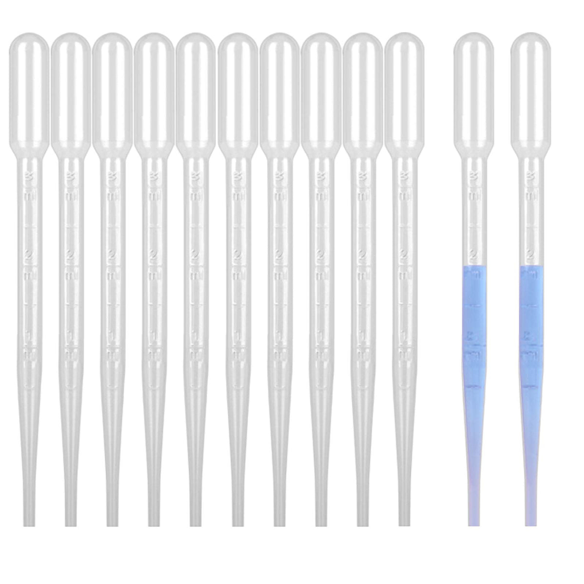 moveland 𝟭𝟬𝟬𝟬𝗣𝗰𝘀 𝟯𝗺𝗹 Dropper Pipettes- Plastic Transfer Pipette for Lab Science, Essential Oil, DIY Art, Medicine - Excellent Suction Without Leakage