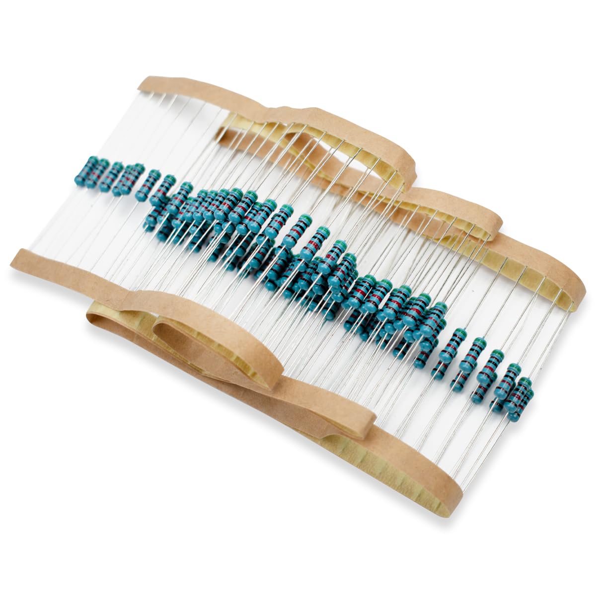 50 Pcs 1W 1% Tolerance 0.1 Ohm Metal Film Resistor Resistance for DIY Project and Experiments