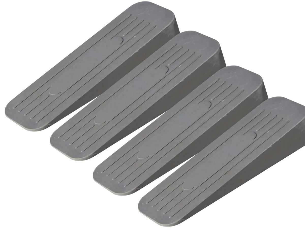 Merriway BH02509 Heavy Duty Non Slip Rubber Door Wedge, Grey, Pack of 1