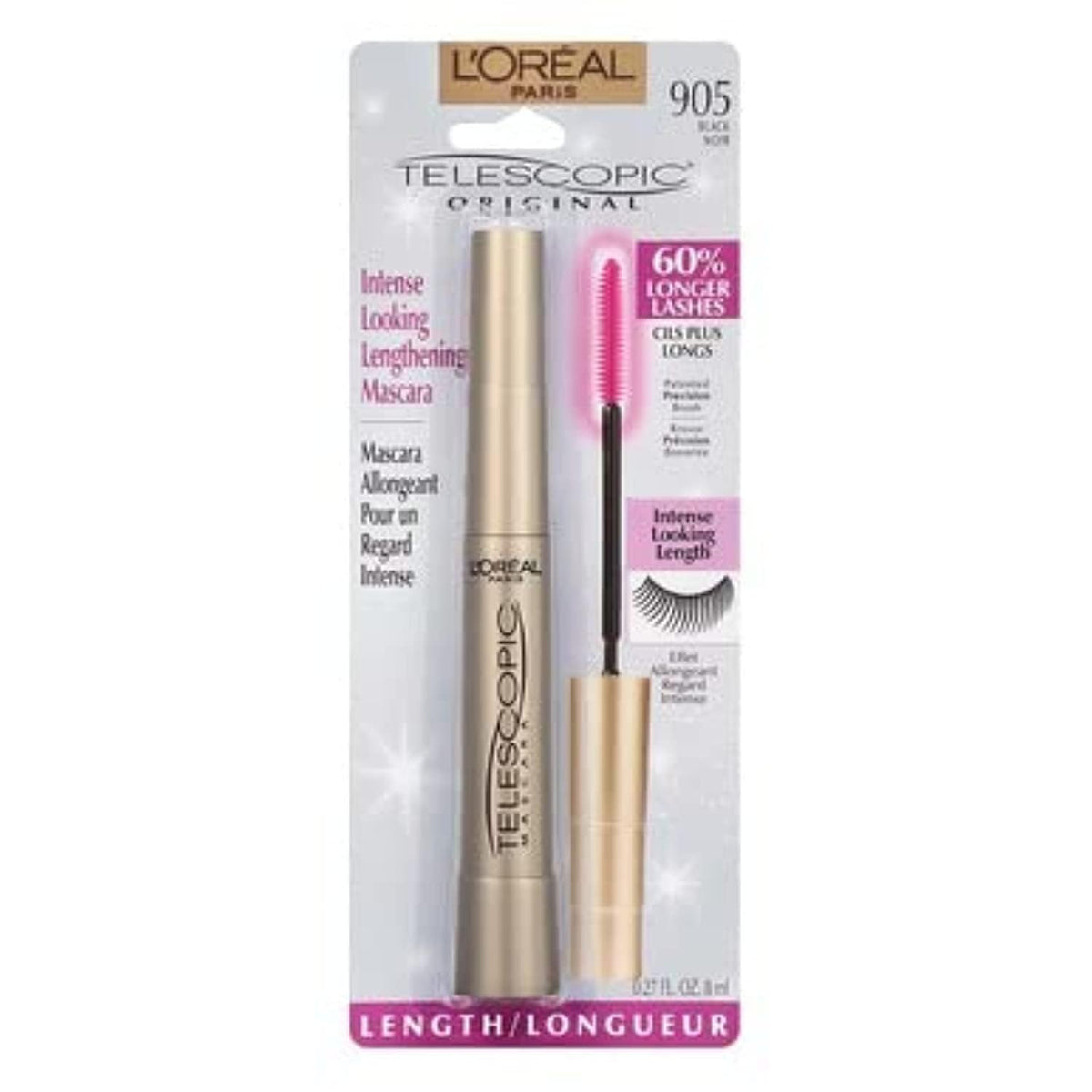 L'Oréal Paris Black Mascara, Telescopic Original Mascara in shade Black