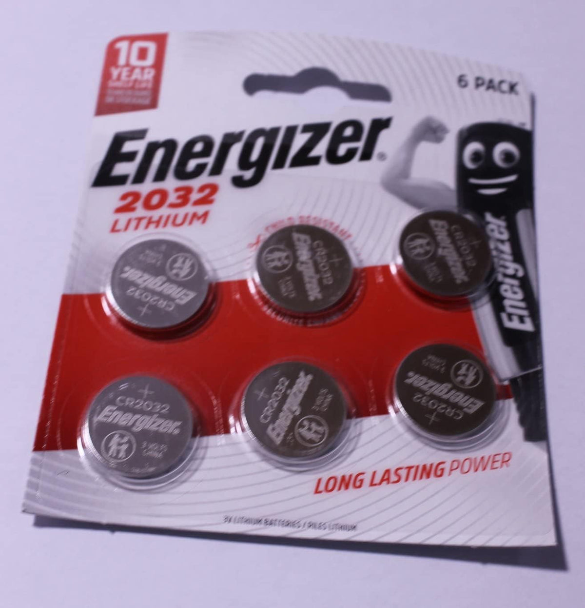 CR2032 6BL Energizer Batteries ECR2032