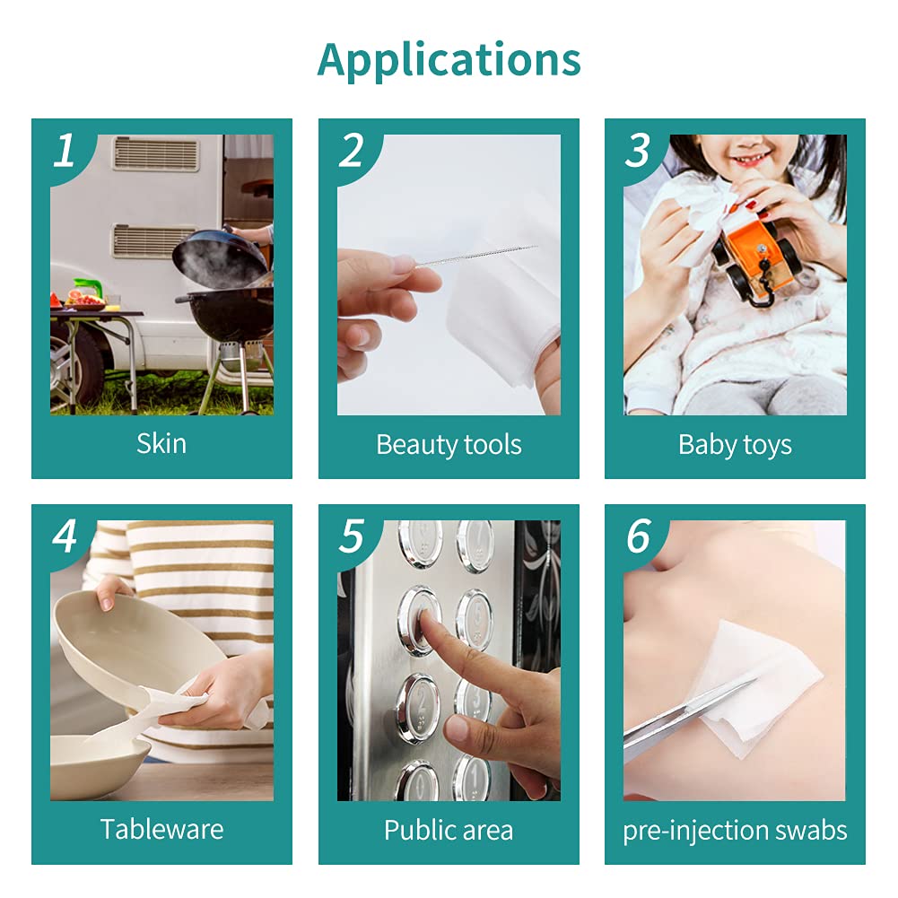 Winner Medical Alcohol Wipes 11cm*15cm, 50 Pcs, 75% Ethanol Hand & Skin Disinfecting Wipes, Individually Wrapped Sterile Alcohol Swabs, 4 Layers of Sterile Alcohol Pre Pads