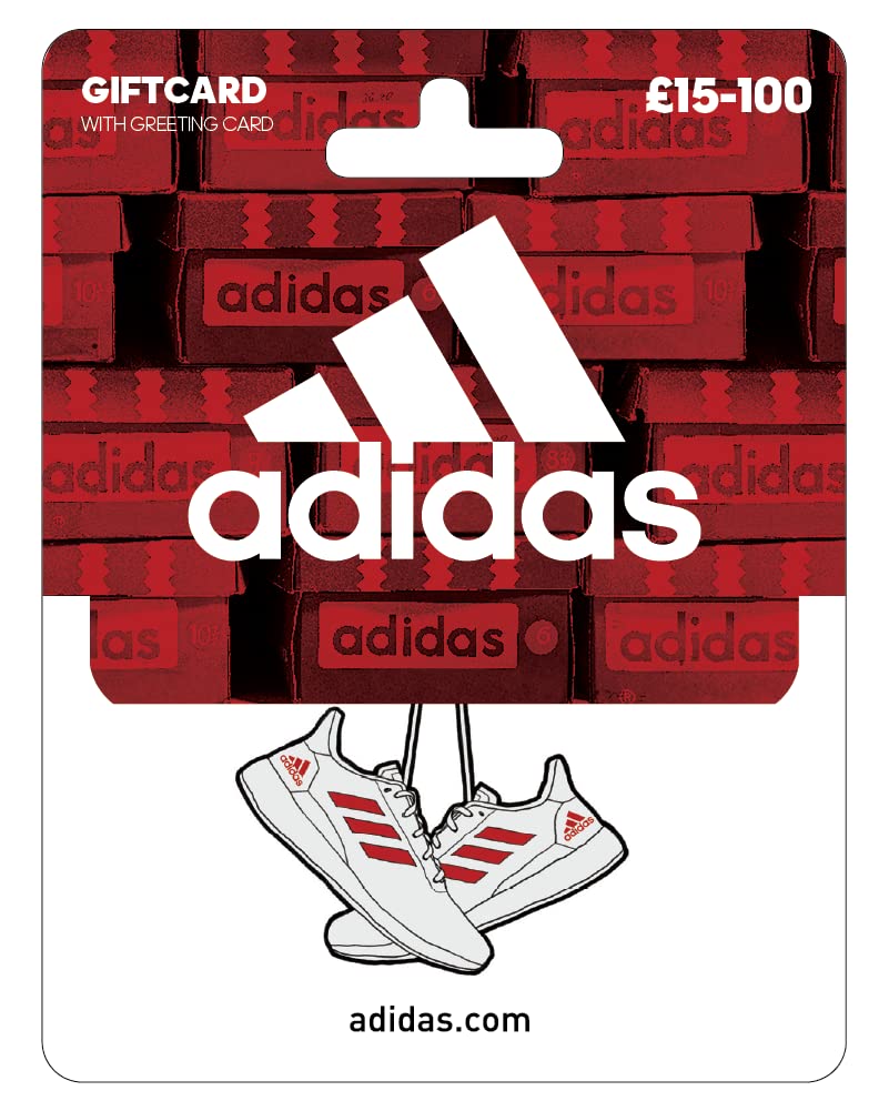 adidas Physical Gift Card - UK Redemption Only - Delivery by post - £50