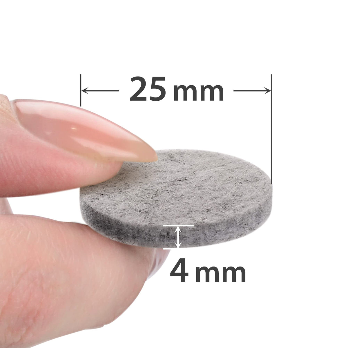 Chair Pads Floor Protectors X-PROTECTOR 48 PCS 25mm - Felt Furniture Pads