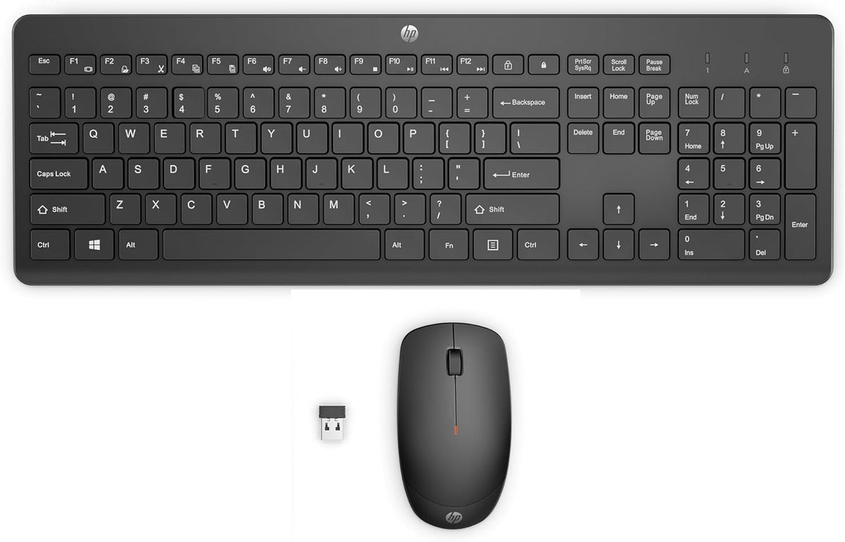 HP Home Office Bundle, 230 Wireless Mouse and Keyboard, 320 FHD USBA Webcam