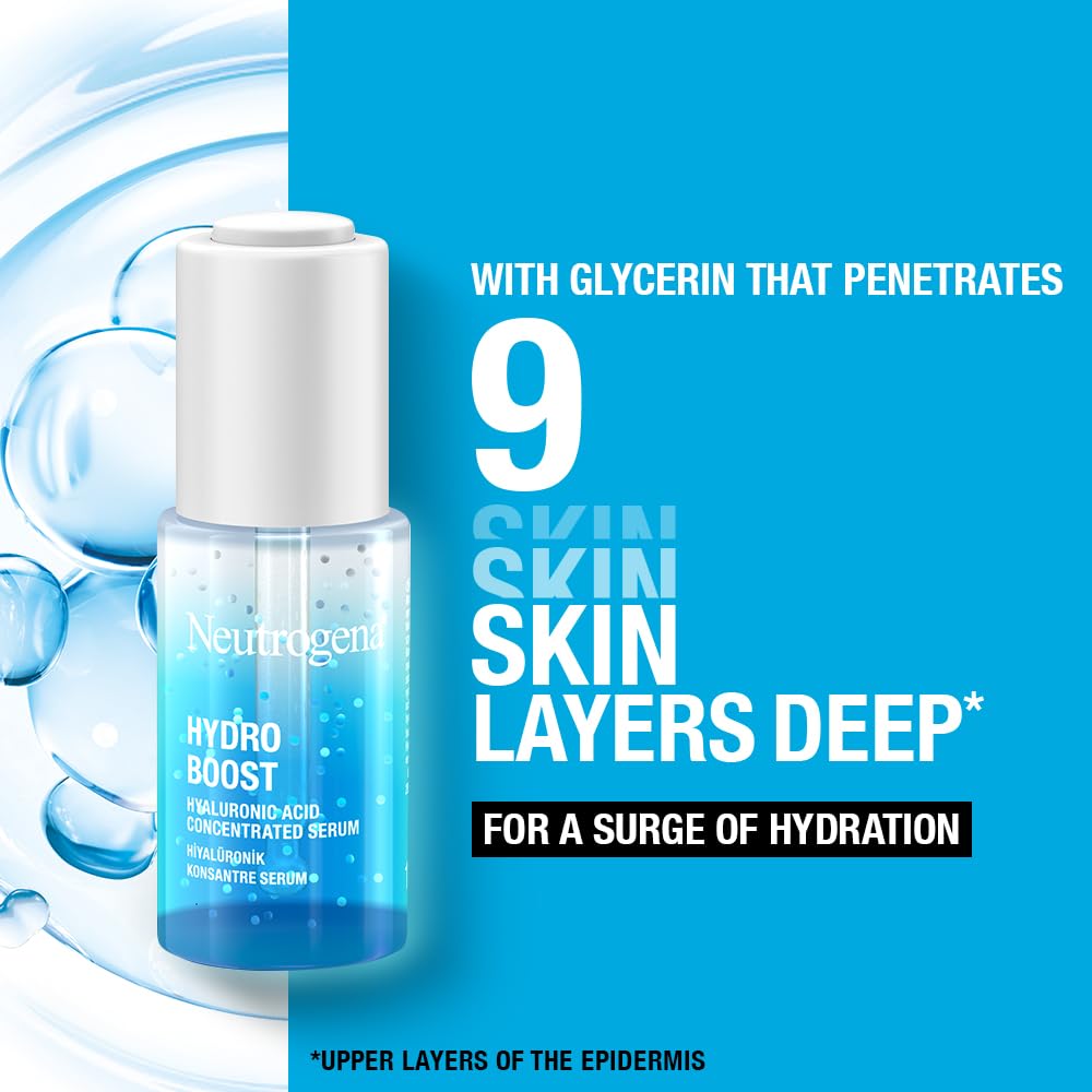 Neutrogena Hydro Boost Water Gel (1x 50ml), Oil-Free Face Cream with Hyaluronic Acid, Amino Acids and Electrolytes, Lightweight Face Care with 72 Hour Hydration, For Acne-Prone and Sensitive Skin