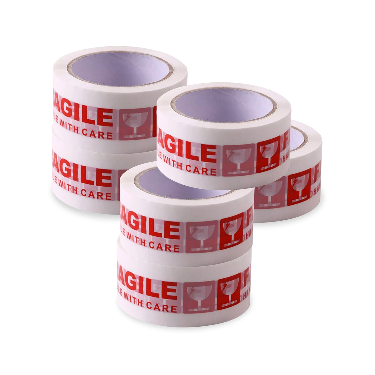 G4GADGET Pack of 3 Clear Packing Tape - Heavy Duty Transparent Tape 48mm x 66m - Ideal for Moving, Packing Boxes, and Secure Packaging