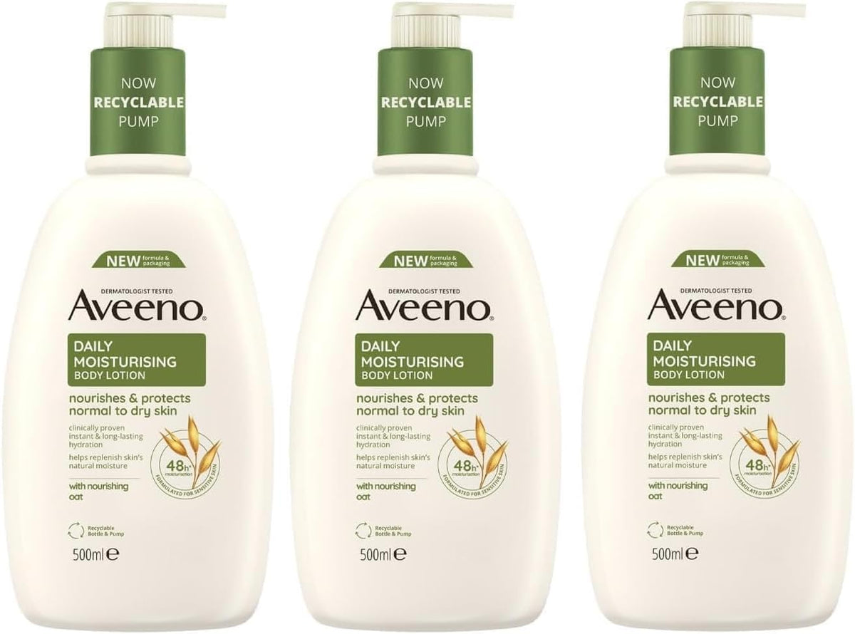 Aveeno Daily Moisturising Body Lotion for Sensitive Skin (1 x 500ml)
