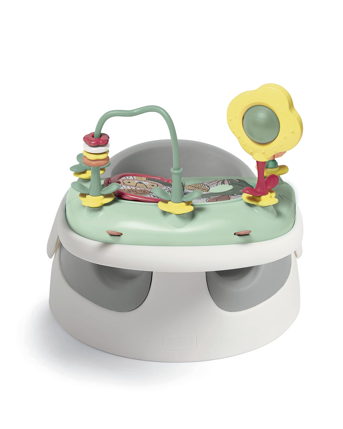 Mamas & Papas Baby Snug Floor Seat and Activity Tray - Blossom (Pink)