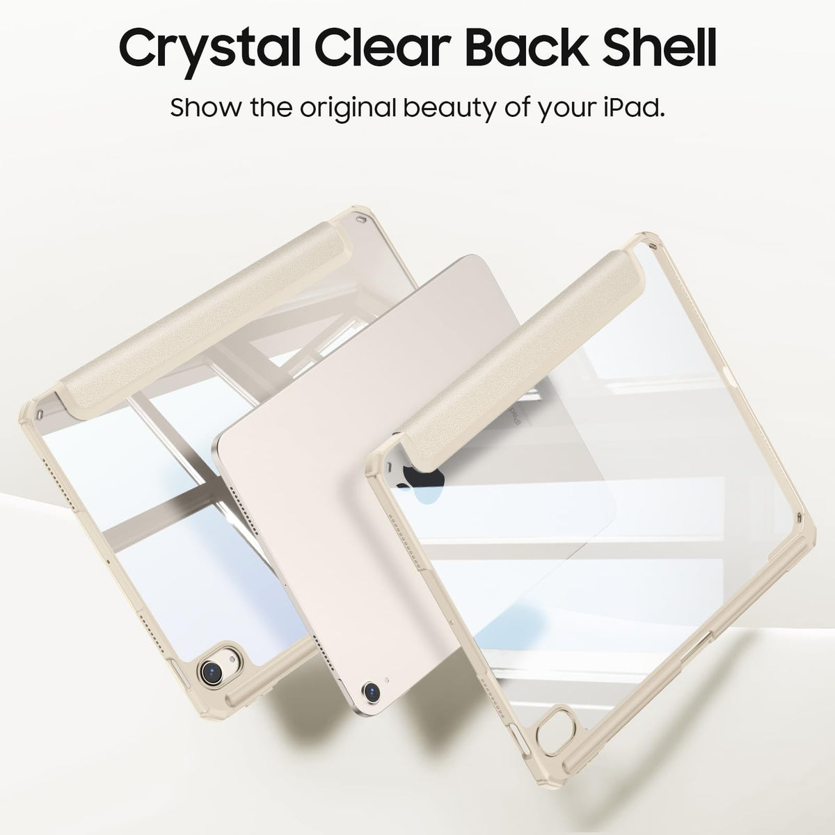 FINTIE Clear Case for iPad Air 11 Inch & iPad Air 5th/4th Generation 10.9"