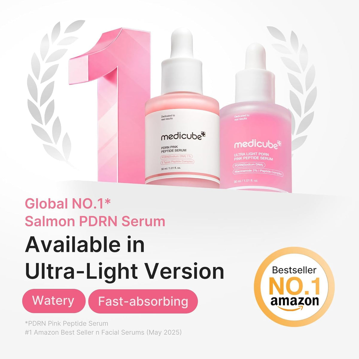medicube PDRN Pink Peptide Serum with Salmon DNA