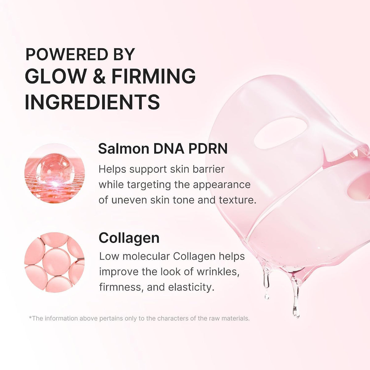 medicube Jelly Gel Mask with Salmon DNA PDRN Pink Collagen, 4EA