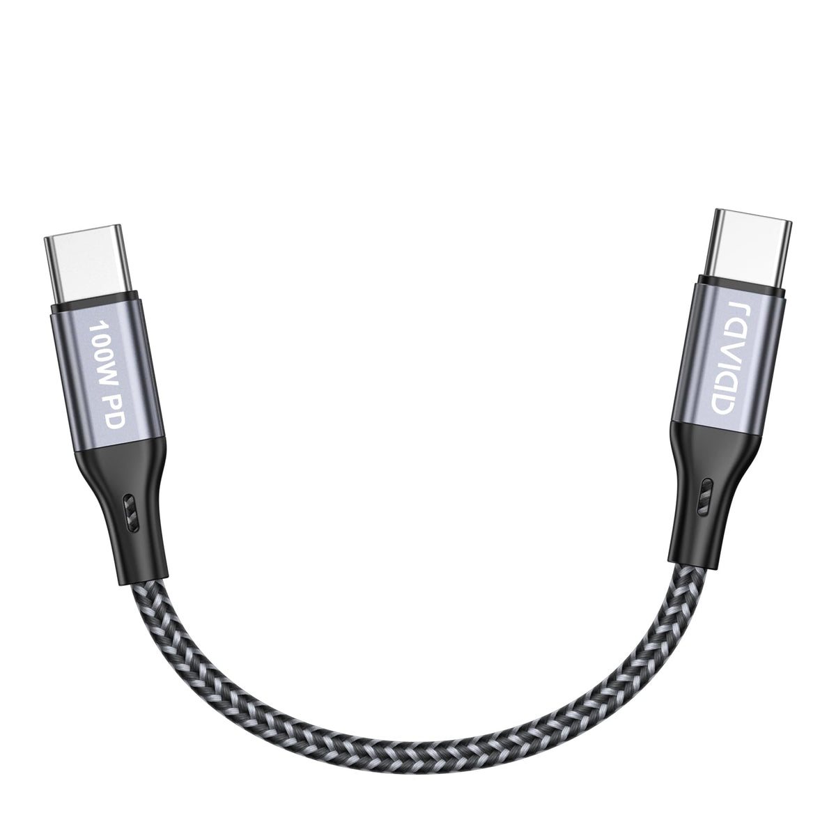 RAVIAD 100W USB C to USB C Charger Cable 2M 2Pack, USBC to USBC Cable 5A