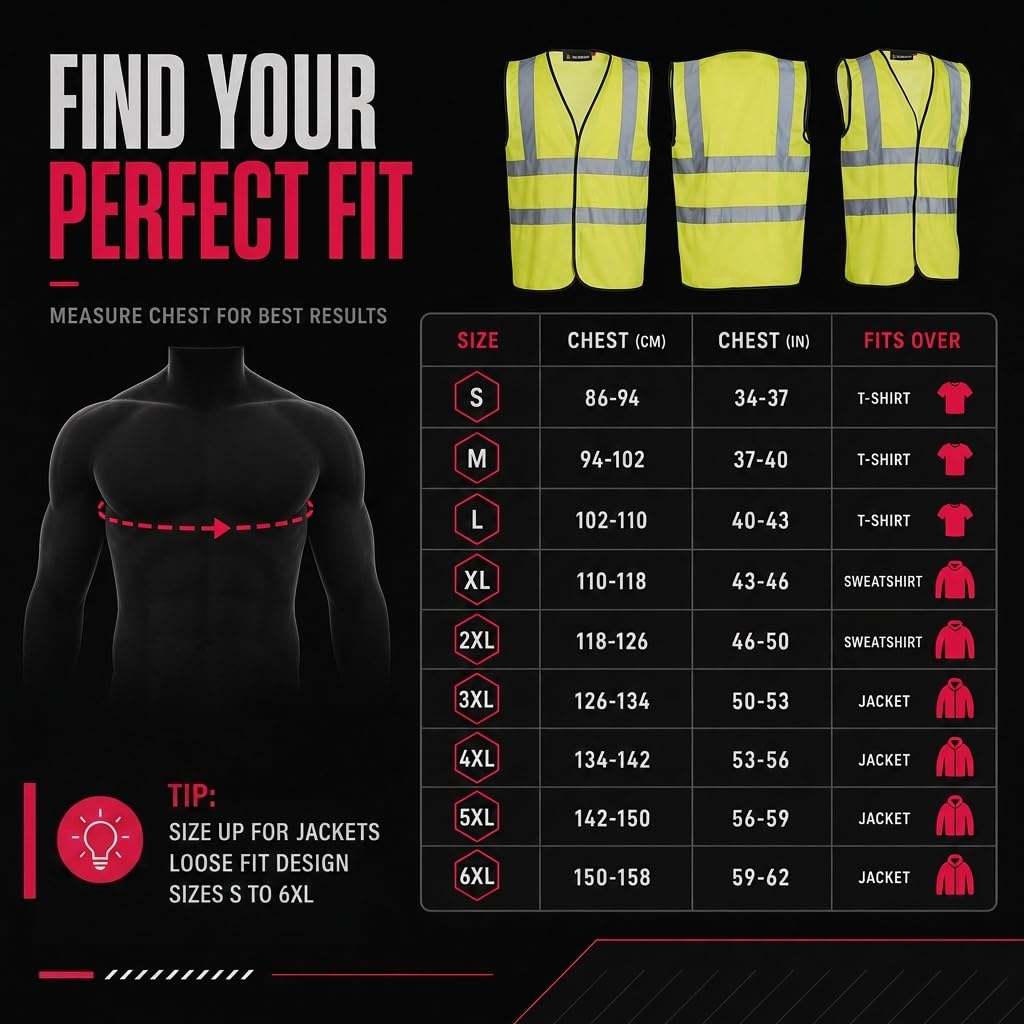Blackrock Yellow/Orange Hi Vis Vest, High Vis Vests, Hi-Vis Jackets, High Visibility, Safety Vest, Reflective, Hivisible PPE, Hi Viz, Security Vests, Workwear, Work, Cycling, Mens Womens
