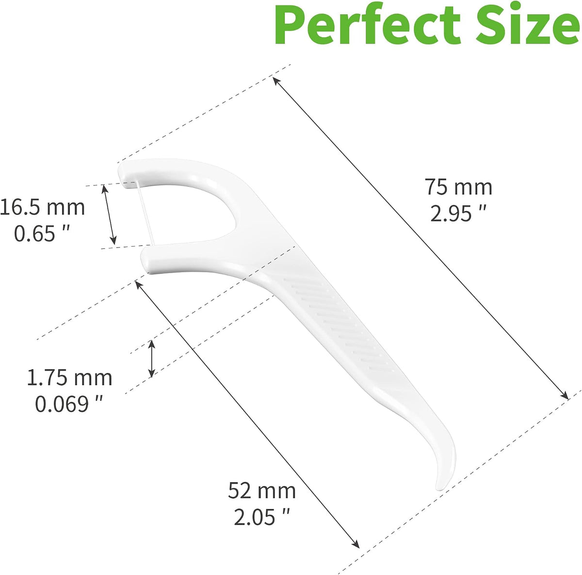 Cleanse Dental Floss Sticks, 200 Pack, Plastic Disposable Picks