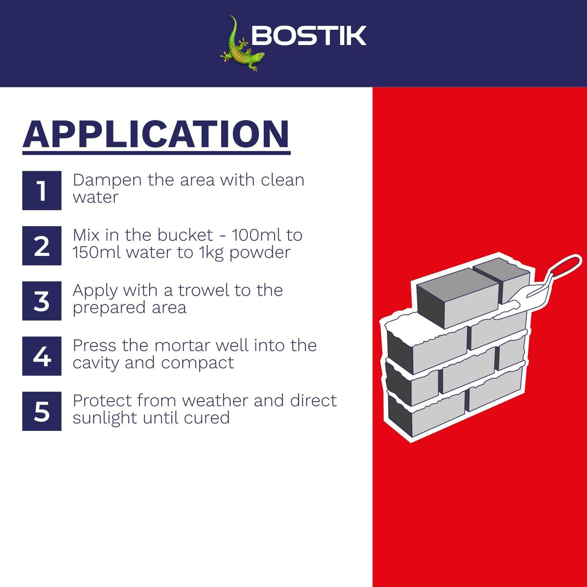 Bostik Cementone General Purpose Mortar 5kg