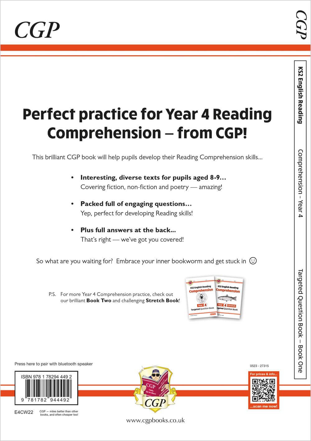 KS2 English Year 4 Reading Comprehension Targeted Question Book - Book 1 (with Answers) (CGP Year 4 English)