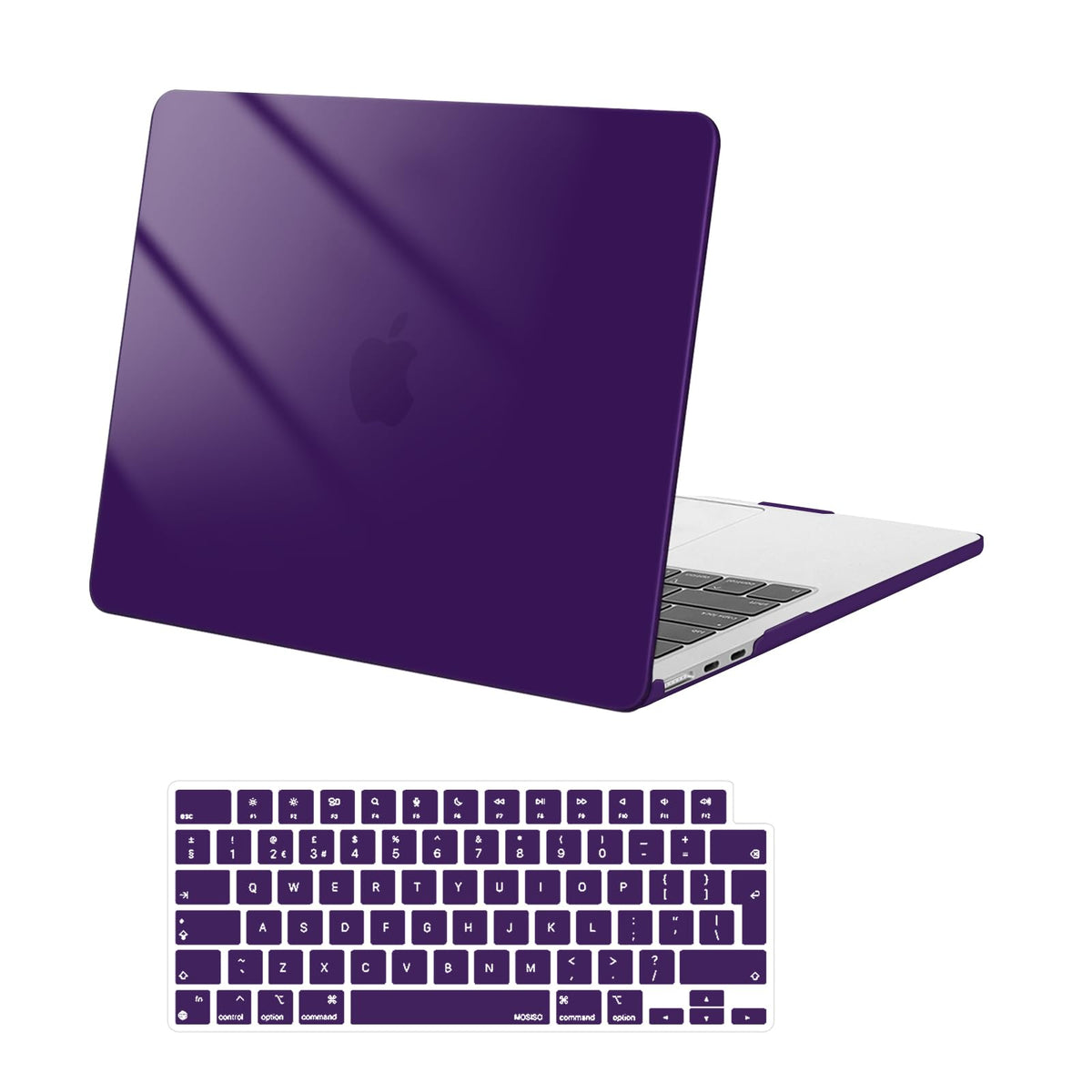 MOSISO Compatible with MacBook Air 13 inch Case M5-M2, Crystal Clear