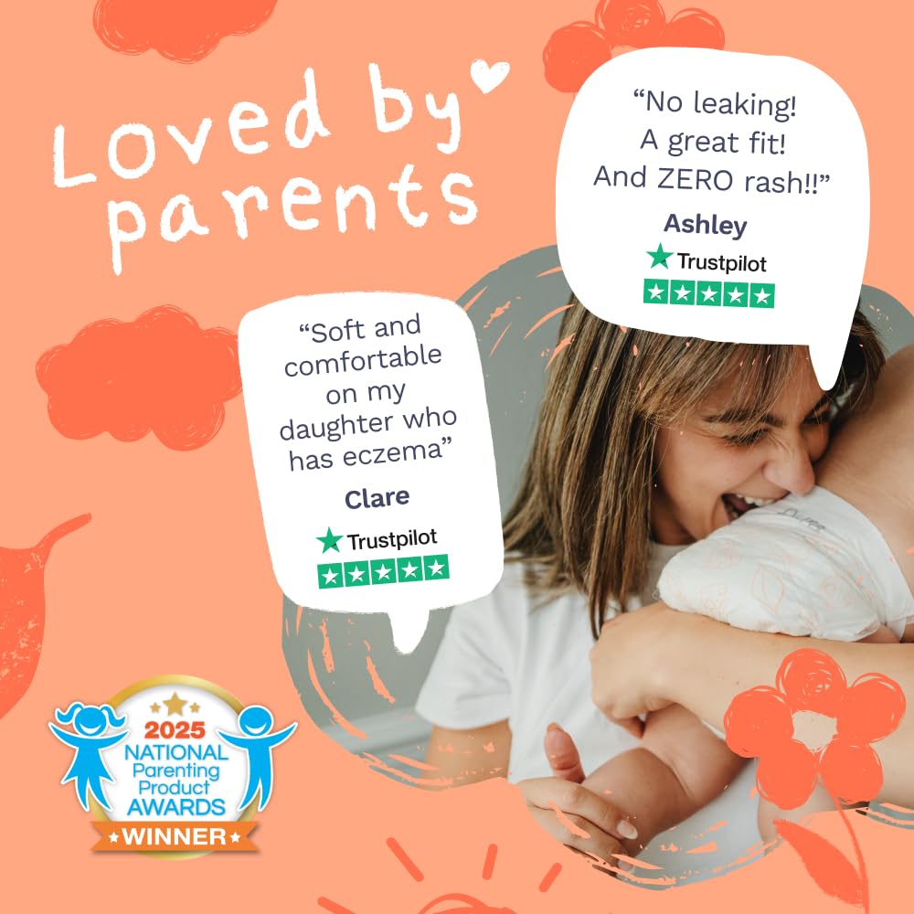 Pura Nappy Size 1 (2–5kg) 25 Count Sensitive Skin