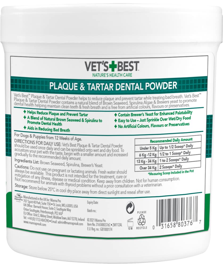 Vet's Best Dental Care Finger Wipes. 50 Disposable Wipes