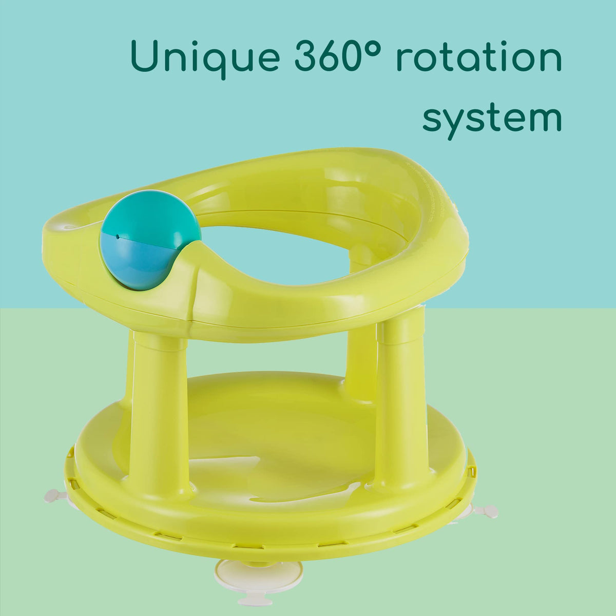Bebeconfort Playful Swivel Baby Bath Seat, 0–10 kg, Blue