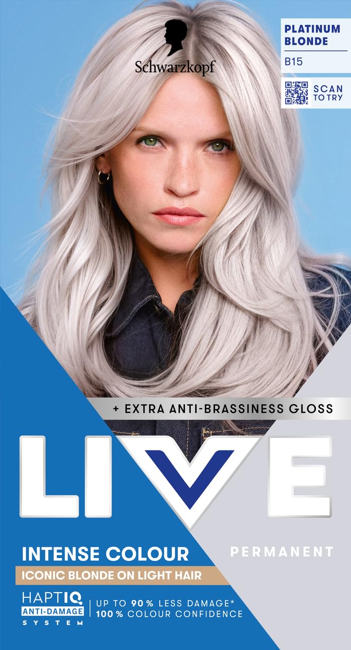 Schwarzkopf LIVE Intense Colour Hair Dye, 099 Deep Black