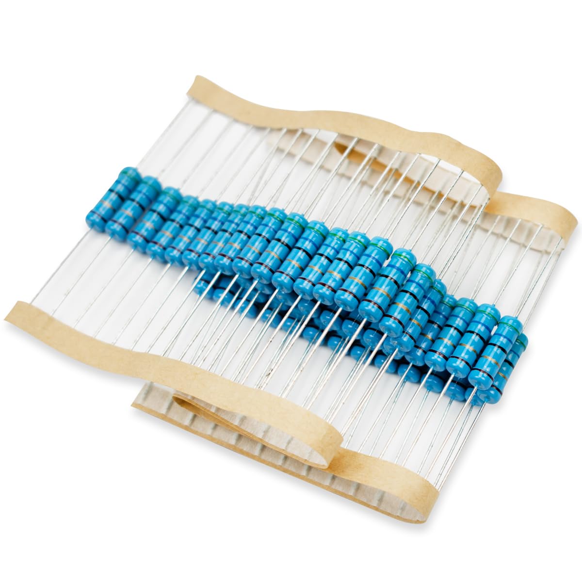 50 Pcs 1W 1% Tolerance 0.1 Ohm Metal Film Resistor Resistance for DIY Project and Experiments