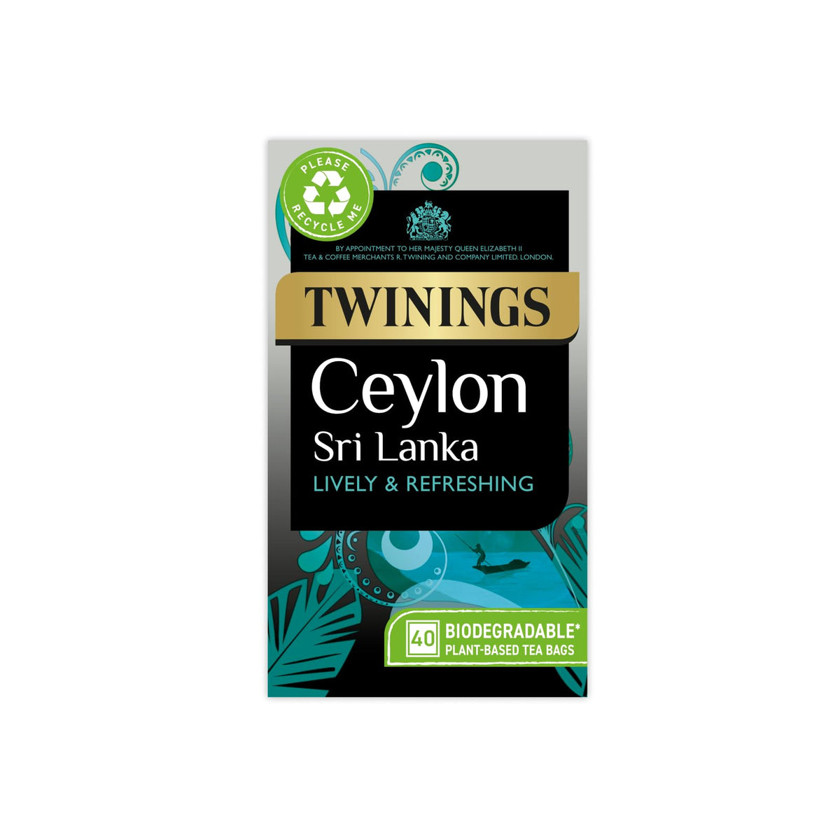 Twinings English Breakfast Tea, 4 x 80 Biodegradable Plant-Based Tea Bags
