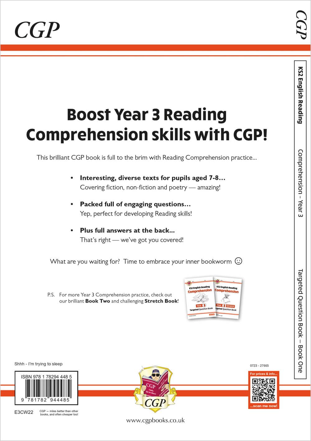 KS2 English Year 3 Reading Comprehension Targeted Question Book - Book 1 (with Answers) (CGP Year 3 English)