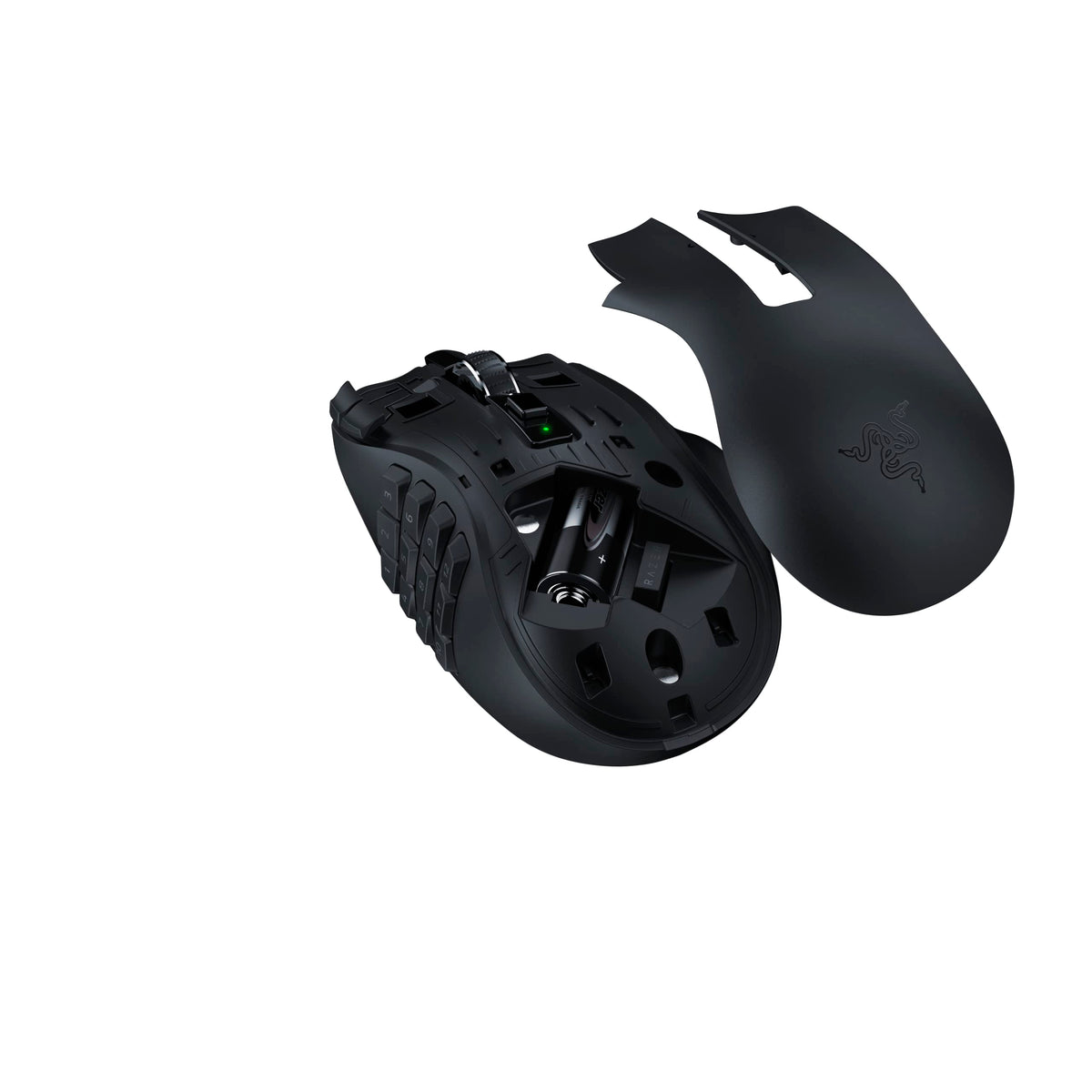 Razer Naga X - Ergonomic MMO Gaming Mouse with 16 Programmable Buttons (2nd Gen Optical Mouse Switches, Advanced 5G Optical Sensor, 85g Ergonomic Design, RGB Chroma, Speedflex Cable) Black