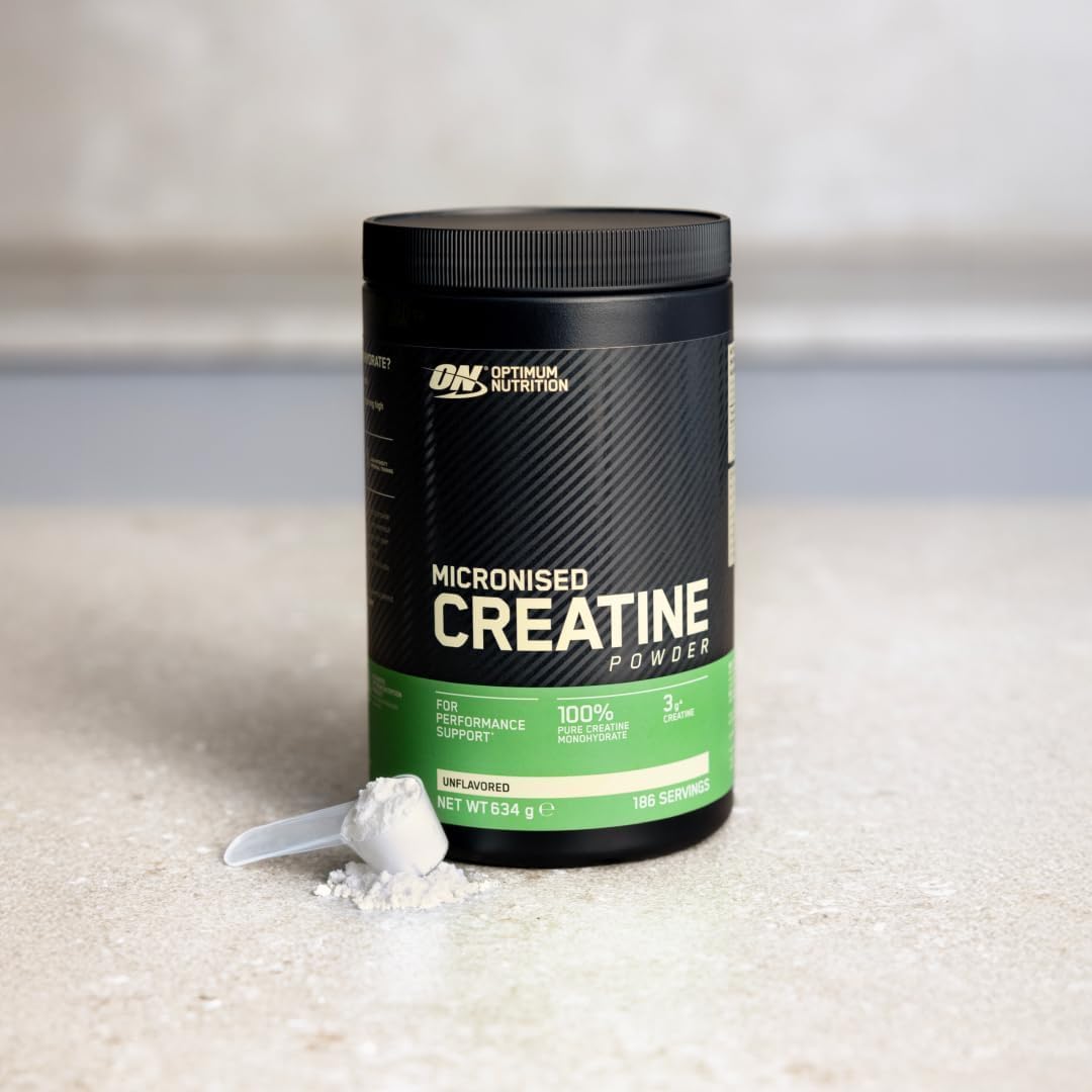 Optimum Nutrition Micronised Creatine Monohydrate Powder, 634g