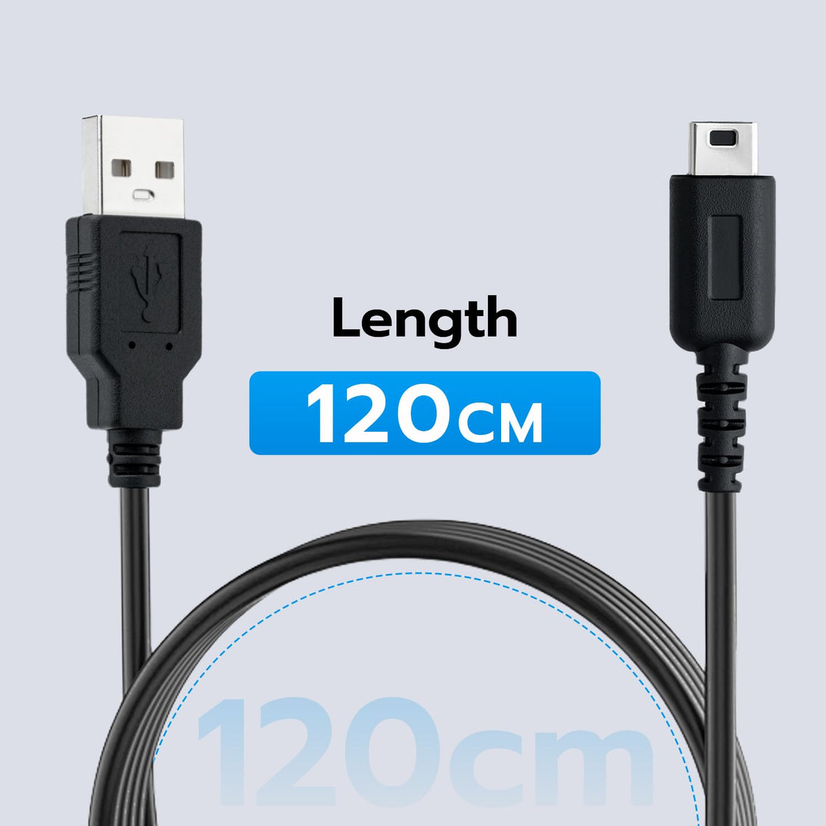 Mcbazel 1.2m Charging Cable for Nintendo DS Lite Only, Play and Charge Lead