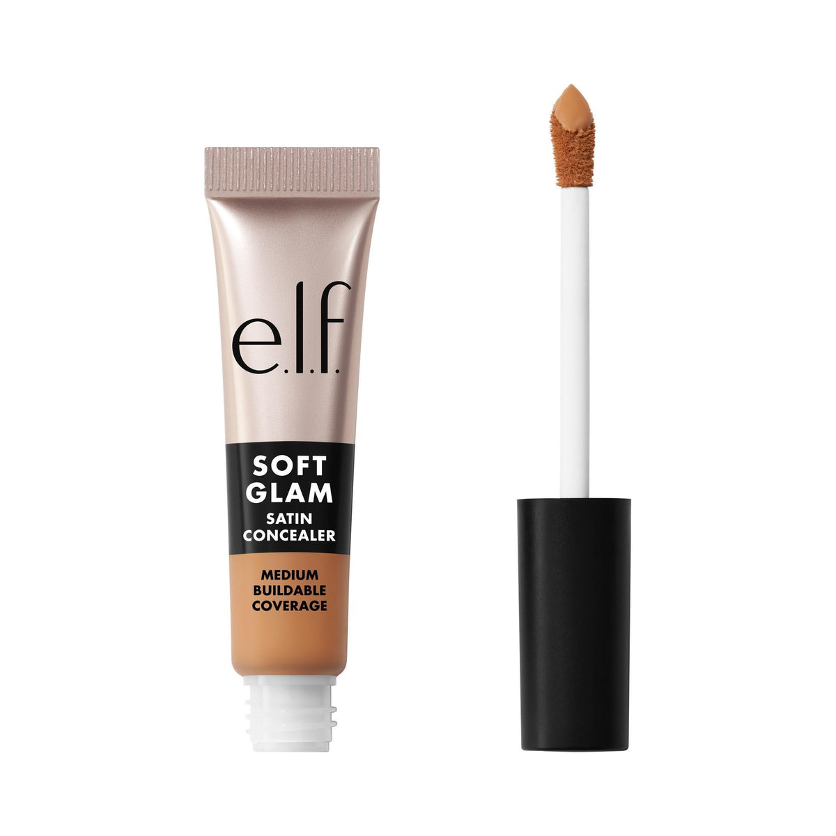 e.l.f. Soft Glam Satin Concealer, Medium Coverage for Blemishes & Under-Eye, Crease-Resistant, Long-Lasting, Vegan & Cruelty-Free, 10 Fair Cool