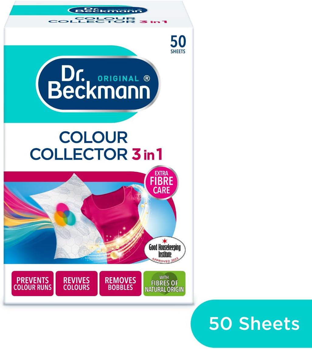 Dr. Beckmann Colour Collector All in 1, Stops Colour Runs, 50 Sheets